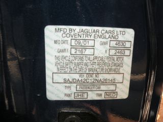 Used 97 98 99 00 01 02 Jaguar XK8 Radiator Fan Motor