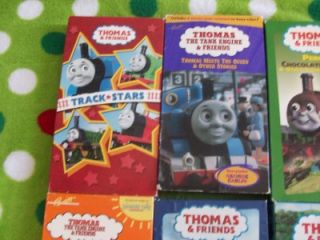 lot of 10 pbs thomas friends vhs tapes