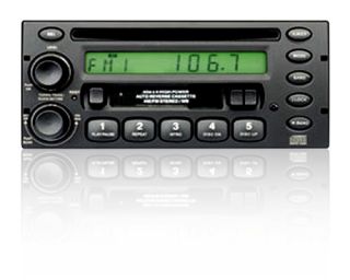 Car in Dash CD Cassette Player Am FM Weather Band Radio