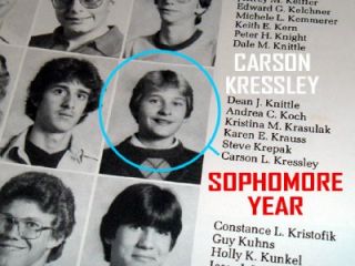 Carson Kressley 1985 High School Yearbook Queer Eye