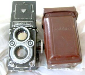 Mint Rollei Rolleiflex 3 5 F Planar 3 5 75 Leather Case