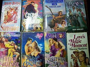 LOT OF 22 Historical Romance Novels  COWBOY, WESTERN, FRONTIER 