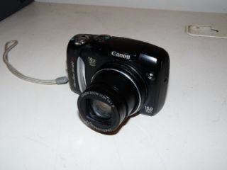 Canon PowerShot SX120 IS 10.0 MP Digital Camera   Great Shape   Free 