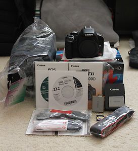 Canon EOS Rebel T1i 500D 15 1 MP Digital SLR Camera Black EUC