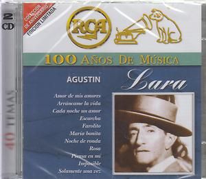 Agustin Lara CD NEW 100 Anos De Musica ALBUM Con 40 Canciones