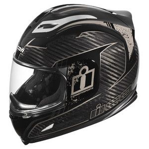 Icon Airframe Carbon Lifeform Motorcycle Helmet Carbon Fiber All Sizes 