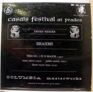 stern casals hess brahms trio no 1 label columbia masterworks records 