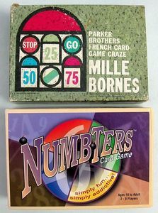 Card Games Mille Bornes 1962 Numbters Card 2000
