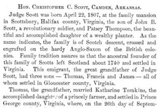 Arkansas History Genealogy 1887 677 Pages BIOS