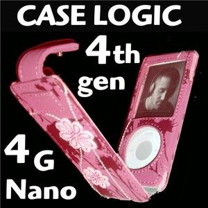 CASE LOGIC 4G Nano ~ FLIP Case ~ 4th gen iPod Nano 8gb   16gb ~ PINK 