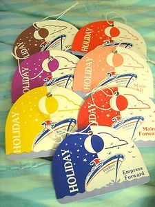 Carnival Cruise Holiday SHIP Vintage Luggage Tags New