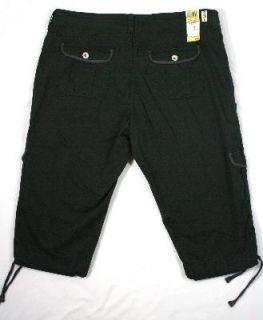 Levis Jeans Plus Size Capitola Cargo Capri Pants New