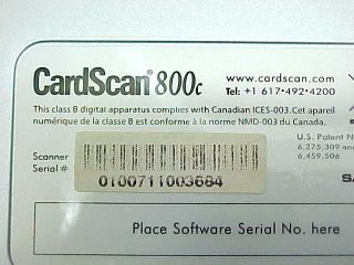 Cardscan 800c Executive Color Business Card Scanner Tested