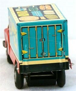 Vintage Friction Luggage Van w Original Box Luggage