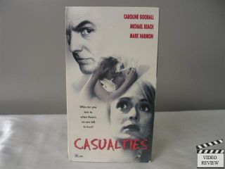 Casualties VHS Caroline Goodall, Michael Beach, Mark Harmon, Jon Gries 