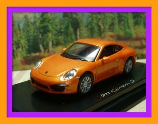 2012 new PORSCHE 911 CARRERA S 164 Kyosho 1/64 metallic orange