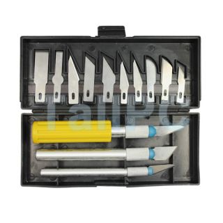 13pcs Graver Burin Carving Knife Carving Tools 3 Handle