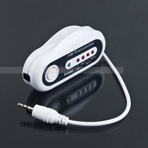 New Car MP3 Player Wireless FM Radio Adapter Transmitter Charger White 