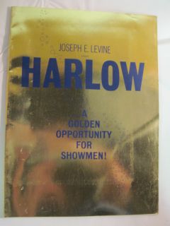 1965 movie pressbook harlow carroll baker