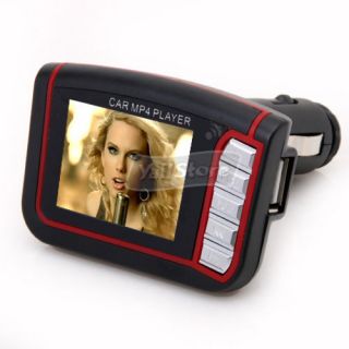 New 1.8 LCD Car MP3 MP4 Player Wireless FM Transmitter Black USA