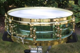 Ludwig Carl Palmer Venus 3 7 x 14 Snare Drum Artist Signature Brass 