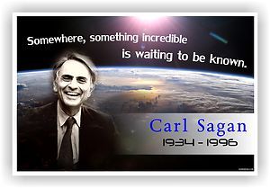 Carl Sagan Somewhere Something Incredible New Classroom Science 