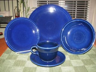 Casual but Elegant…Fiesta Dinnerware…Beautiful Cobalt Blue