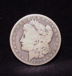 Carson City Mint 1880 CC Morgan Silver Dollar Good