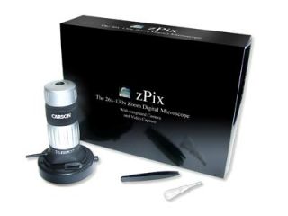 Carson Optical Zpix Zoom USB Digital Computer Camera Microscope 26x 
