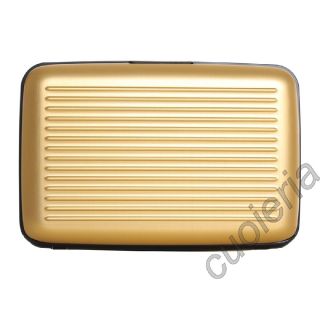 Ogon Design Aluminium Gold Wallet Credit Card Case