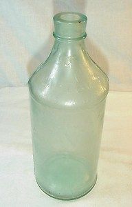 1899 Aqua Glass Large Full Quart Carters Ink Master Dug Bottle No 