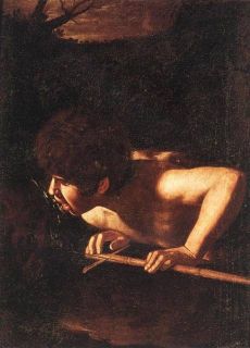 Saint John The Baptist at The Well Caravaggio Repro Oil