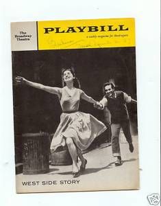 Vtg Playbill 1959 West Side Story Carol Lawrence