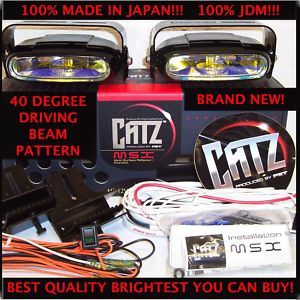 CATZ MSX Gold DRIVING Fog Lights complete kit Fits PIAA 1500 Hella APC 