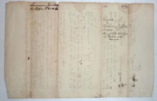 1785 Charles Carroll of Carrollton Loan Document Maryland