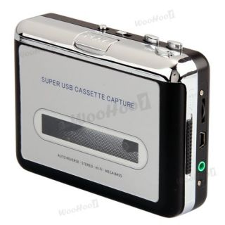 Portable USB Cassette Tape Converter to  CD Player