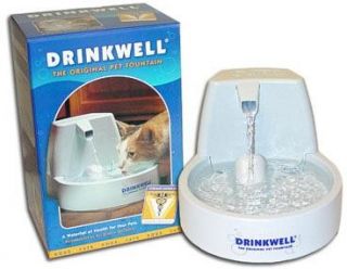 nib drinkwell pet water fountain cat or dog bowl new