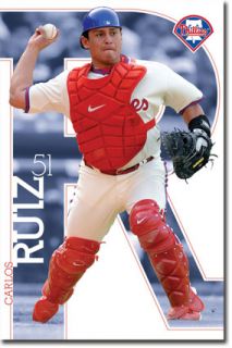 MLB Philadelphia Phillies Carlos Ruiz 2011 Poster