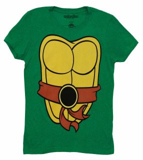   Ninja Turtles TMNT Costume Cartoon Mighty Fine Juniors T Shirt