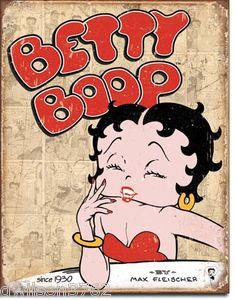 Retro Betty Boop Cartoon Character TV Book Fleischer Art Picture 