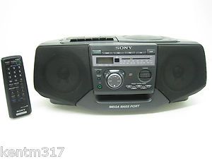 Sony Boombox CFD V35 Portable Stereo CD Cassette Player Recorder