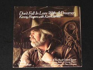 KENNY ROGERS KIM CARNES 45 RPM PICTURE SLEEVE DONT FALL IN LOVE WITH A 