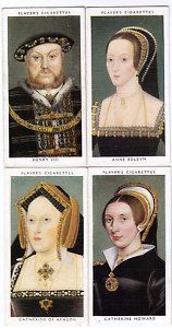 1935 UK Royalty Cards Henry VIII Catherine of Aragon