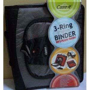 Case It 3 Ring 2 Zipper Binder  Player Holder D 650