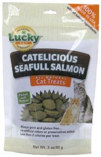   Group LD3LCSS Lucky Cat Treats Catelicious Seafull Salmon 3