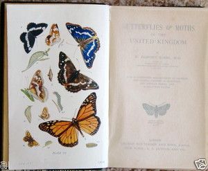 CA1916 Kirby Butterflies and Moths of The United Kingdom 70 Plates in 