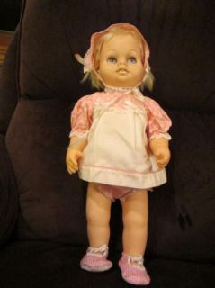 Mattel Chatty Cathy Baby 1964 Adorable DOLL1960s Blonde