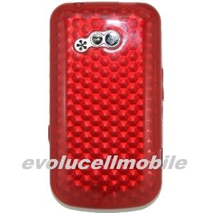 Red Gel Case Cover for LG 900G Cell Phone Accessories