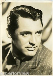Cary Grant Hollywood Portrait Great Hair Must See