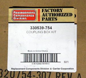 Carrier Factory Authorized Parts Coupling Box Kit 330539 754 HVAC 